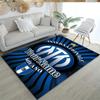 Inter Milan Customized Name Area Rug Perfect for Living Rooms Decorate room Playrooms Balcony Anti-slip Rug Anime Office Decor Spiritual Gift