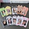 MINKYS Kawaii Animal 3 Inch Kpop Photocard Holder Photo Card Holder Bag Pendant School Stationery