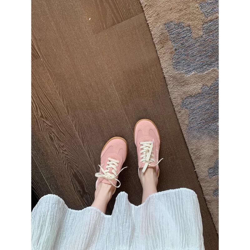 Ballet Training Shoes for Women Summer Breathable Sports Insole Height-increasing Shoes White Sneakers Flat Shoes