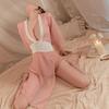 Erotic underwear women's side slit antique Hanfu perspective women's temptation suit 724