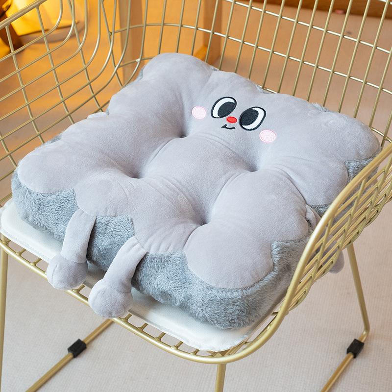 Cartoon Cute Expression Seat Cushion Office Sedentary Fart Cushion Student Classroom Chair Cushion Car Seat Cushion Rag Doll