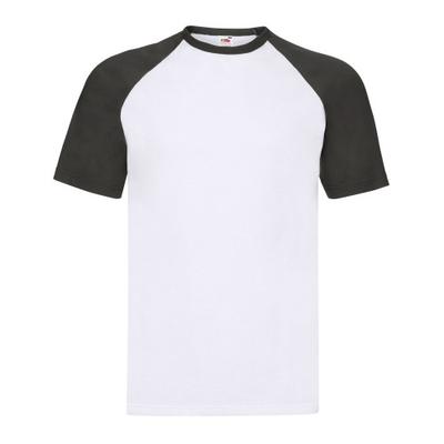FRUIT OF THE LOOM Unisex Adult Contrast Baseball T-Shirt