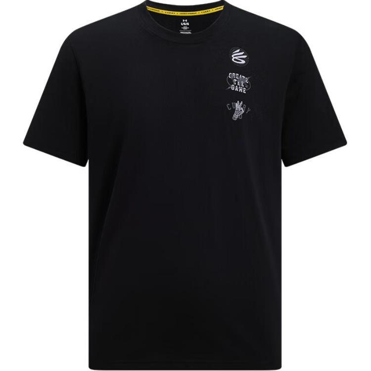 Under Armour Curry Tour Graphic T-shirt Black Men s 6001849-001 L