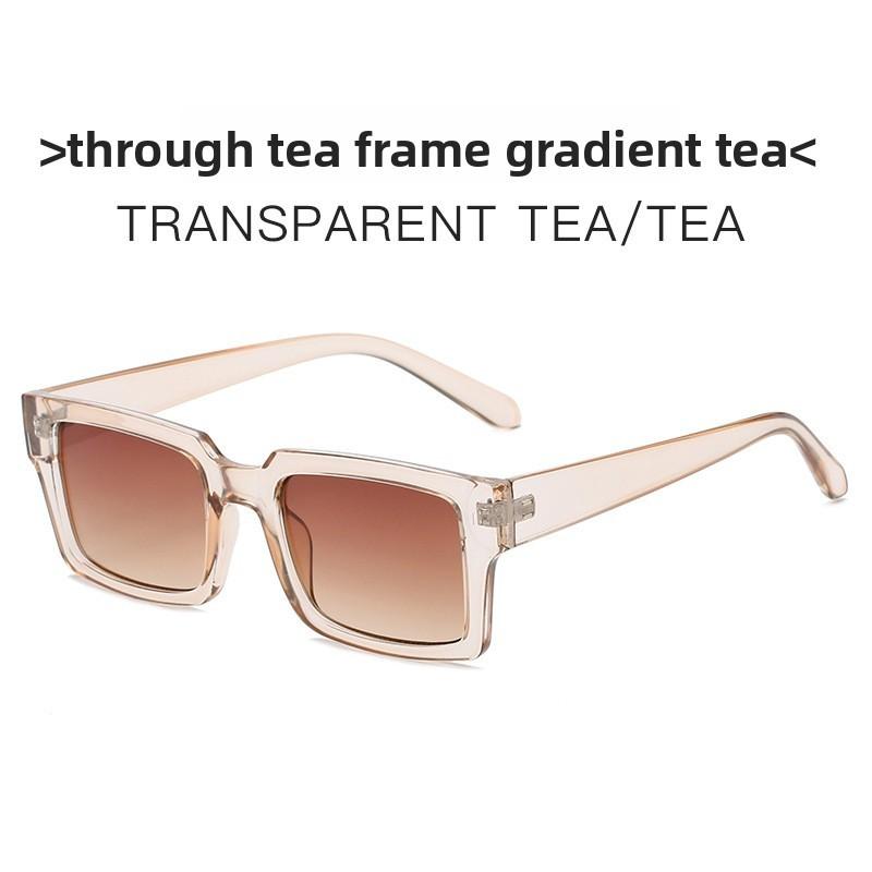 Vintage Square Sunglasses For Men And Women With Uv400 Protection Sun Shield For Travel And Fashion