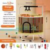 Trampoline Household Children's Indoor Baby Bouncing Bed Children's Toys Abdominal Exercising Band Protecting