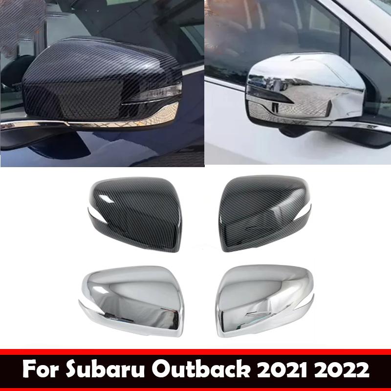 For Subaru Outback    ABS chrome Side Mirror Cover Rearview Mirror Cap Reverse Mirror Shell Sticker Exterior accessories