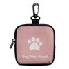 Mini Waterproof Dog Treat Pouch Portable PVC Dog Training Rewards Bag Multifunctional Compact Snack Bait Bag for Training
