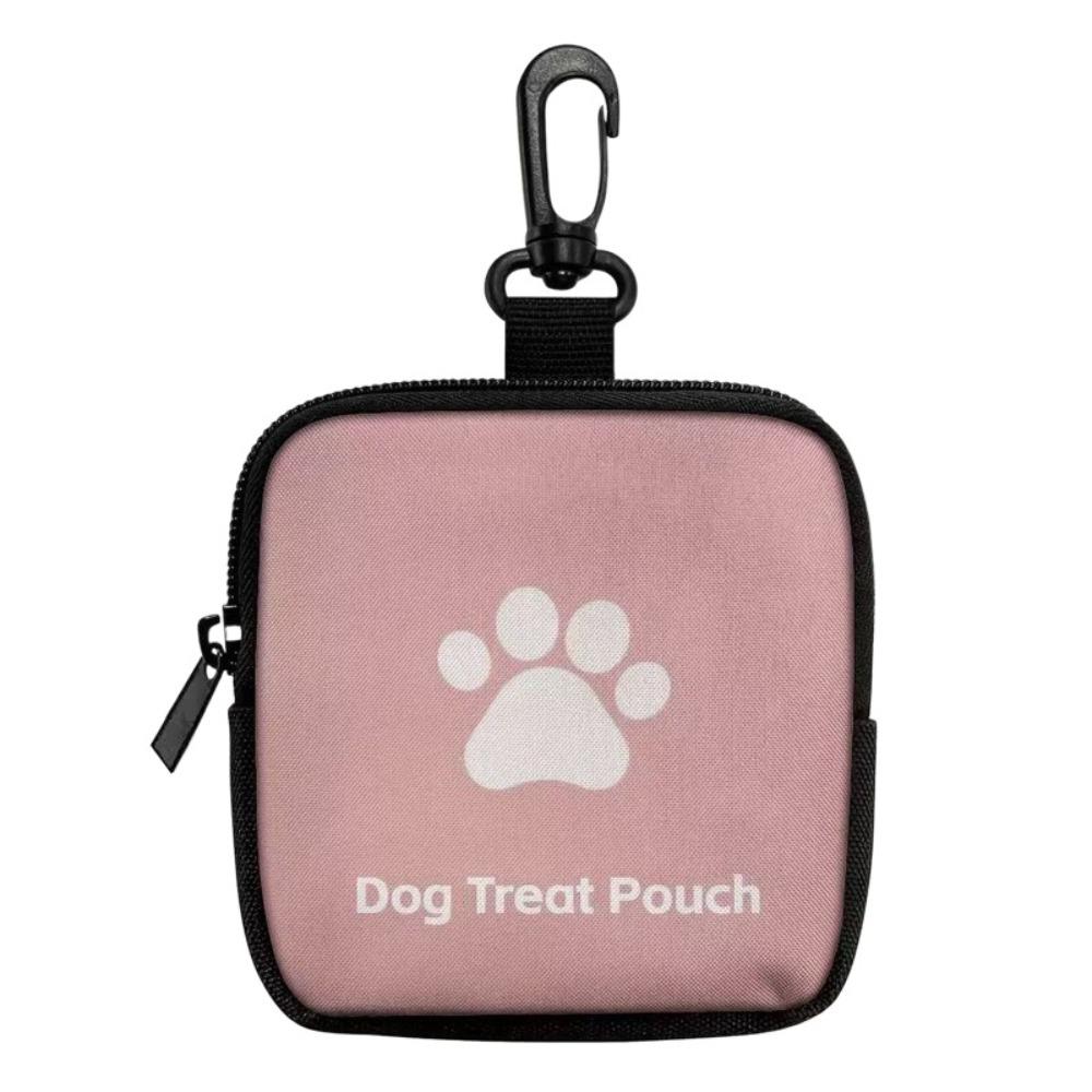 Mini Waterproof Dog Treat Pouch Portable PVC Dog Training Rewards Bag Multifunctional Compact Snack Bait Bag for Training
