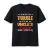 Funny Its My Uncles Fault Slogan Print Casual T Shirt Vintage Comfortable Graphic Fashion Stylish Unisex Soft