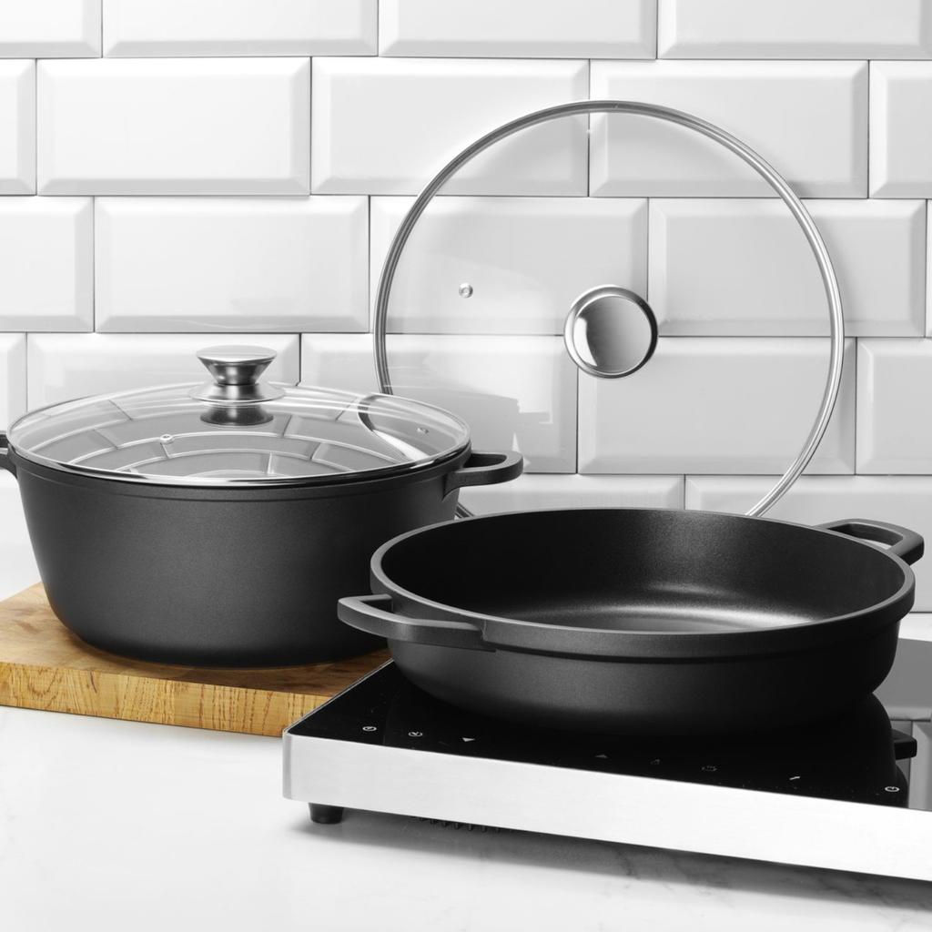 Pot with lid with non-stick coating 7 l 367x290x122 mm