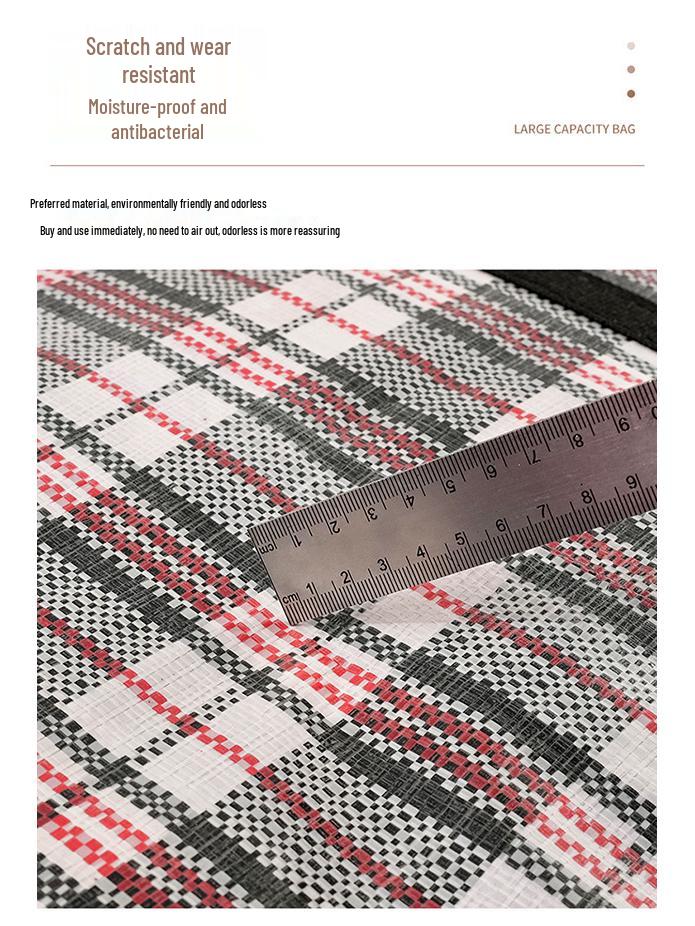 Cotton Woven Travel Storage Bag for Quilts and Clothes