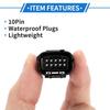 Pack of 1 For Toyota For Lexus Car 10 Pin Parking Assist Sensor Connector Plug