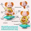 Elephant Handheld Ball Bell - Vibrating Grabbing Toy with Music Notes, Design for Easy Grip, Ideal Early Development Toy