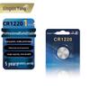 CR1220 3V BIOS & CMOS Backup Battery with 2-Hole Wire for Laptop Motherboard Clock
