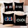 Cute Design OOioi Cushion Cover Natural Linen Organic Fabric DoubleSided Printing Couch Pillow Covers Home Decor