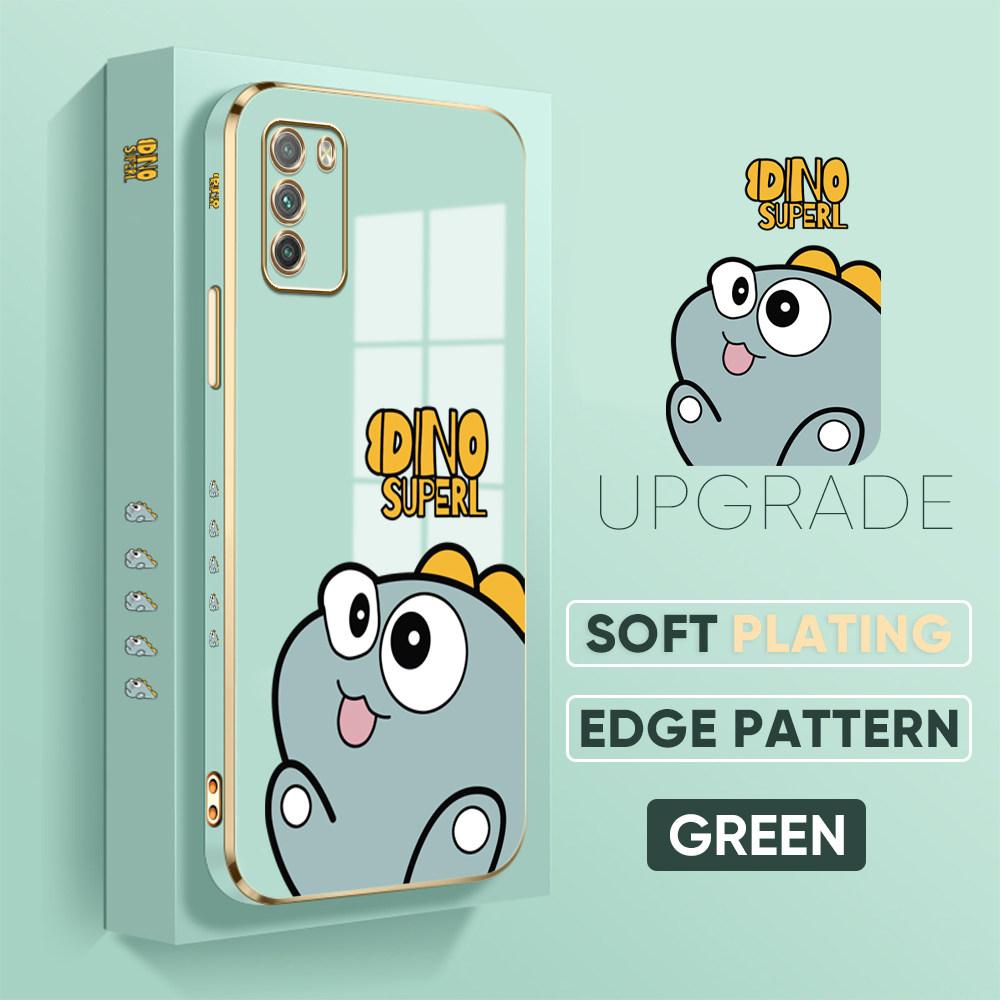 Colorful Printing Patterns Square Edge Pattern Casing Plated Phone Shell Luxury Plating Soft Phone Case for Huawei Honor Xiaomi Redmi