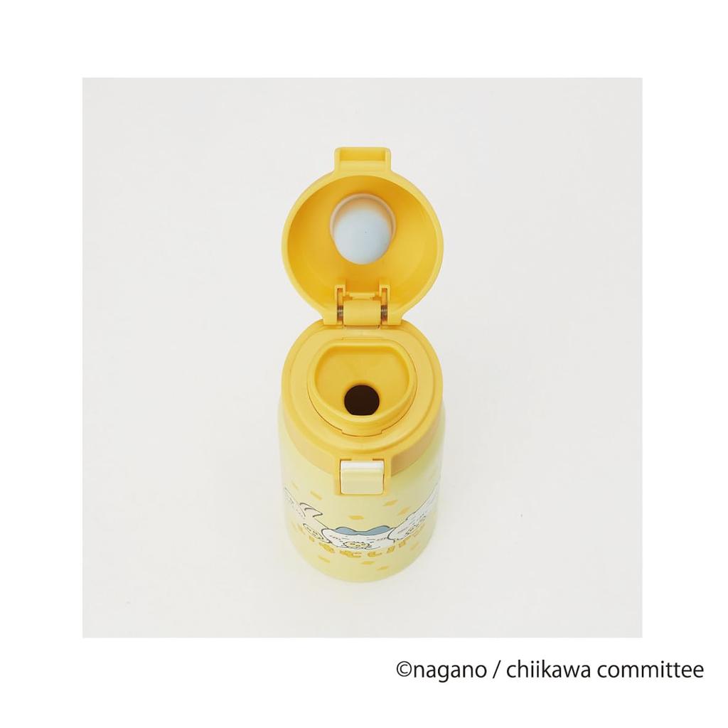 Skater 350ml Stainless Steel Water Bottle with Insulated for Hot and Cold Chiikawa STOT3-A One-Touch Opening, Drinks,
