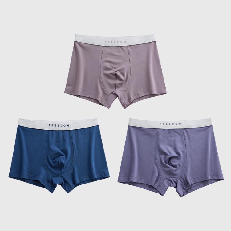 Men's 50 Pack Modal Cotton Underwear Three Piece Set
