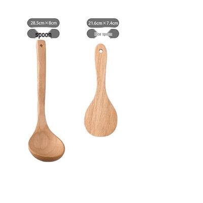 Wooden Kitchen Spatula for Non-stick Pans
