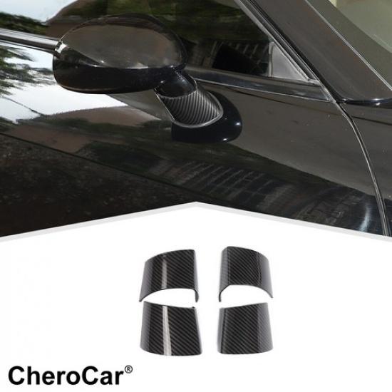 

Car Rear View Mirror Base Arm Trim Cover Accessories For Dodge Challenger 2009+