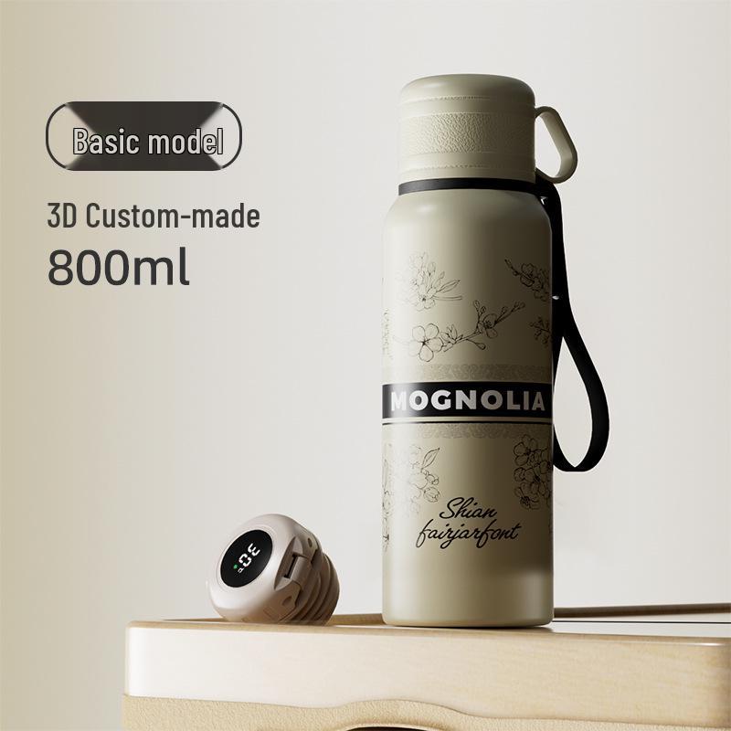 Large Capacity Double-Lid Stainless Steel Insulated Cup with Tea Separator for Men and Women - Portable, Car-Friendly, and Outdoor Ready