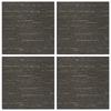 Modular Carpet Tile Striped Light Brown 50 x 50 cm 4 pcs