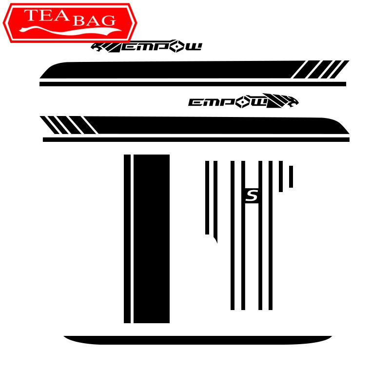 For Trumpchi GAC Empow R 2022-2024 Car Body Grille Decal Modification Personalized Hood Decoration Sticker Auto Accessories