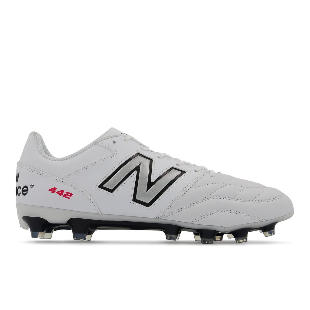 Soccer Cleats 442 TEAM HG MS42H Full Grain Leather WHITE cm 2E [New Balance] Men's (WT2) 27.0