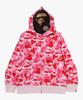 Bape Abc Camo Second Ape Full Zip Hood (M) Pink