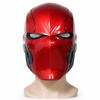 Máscara de Capucha Roja Portátil Arkham-Knight Gothan Halloween Cosplay Resina Mate Cos Máscara de Demonio de Fuego Accesorio