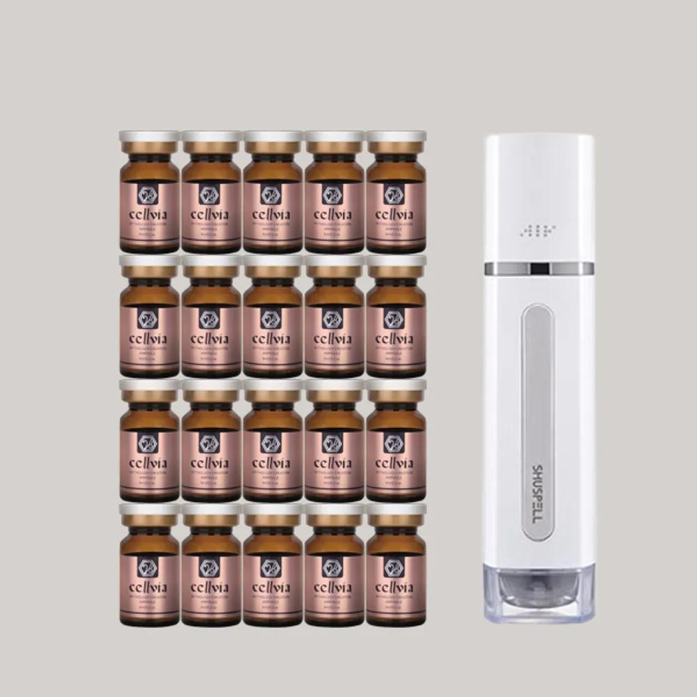 CELLVIA Mythology Creation Ampoule 6ml x 20ea + Device V7 Human-Derived Amniotic Cell Culture Medium
