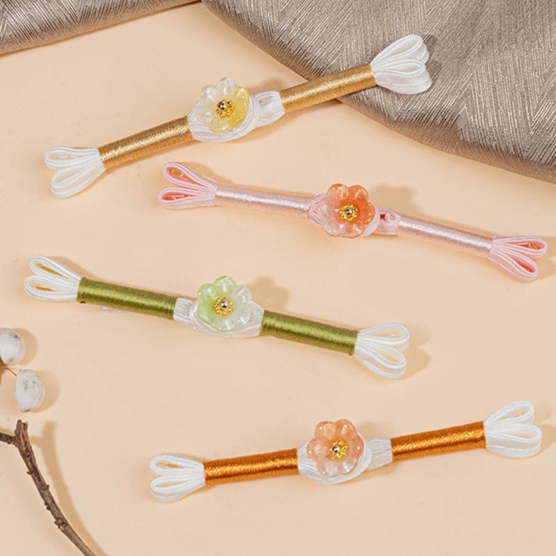 5Pcs Traditional Cheongsam Knot Button Flower Chinese Closures Buttons Sewing Fasteners for Clothing Decoration