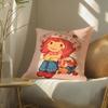 Cute Role Strawberry Shortcake-Cartoon Pillow Case Silky elegant Comfort Sofa Bed  Invisible zipper Beach pillowcase