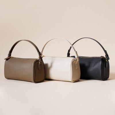 Bolso de Piel Genuina de Alta Calidad para Mujer, Bolso de Hombro, Bolso Cruzado de Mano