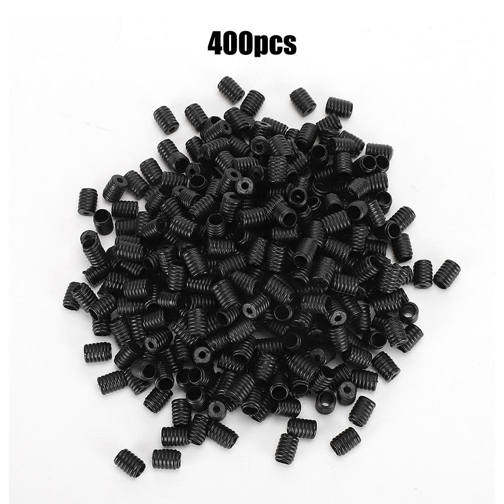 

400 шт. Регулируемая эластичная пряжка для шнура Многофункциональный силиконовый фиксатор для шнура маски для рта(белый )