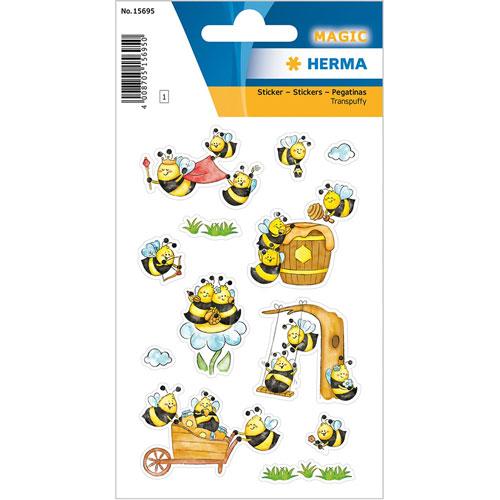 Herma Decor Bees Magic Sticker (Transpuffy)