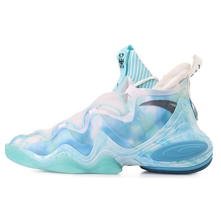 

Anta Звездная Амортизация Противоскользящие Износостойкие Высокие Баскетбольные Кроссовки Мужские Лазурно-голубые 40