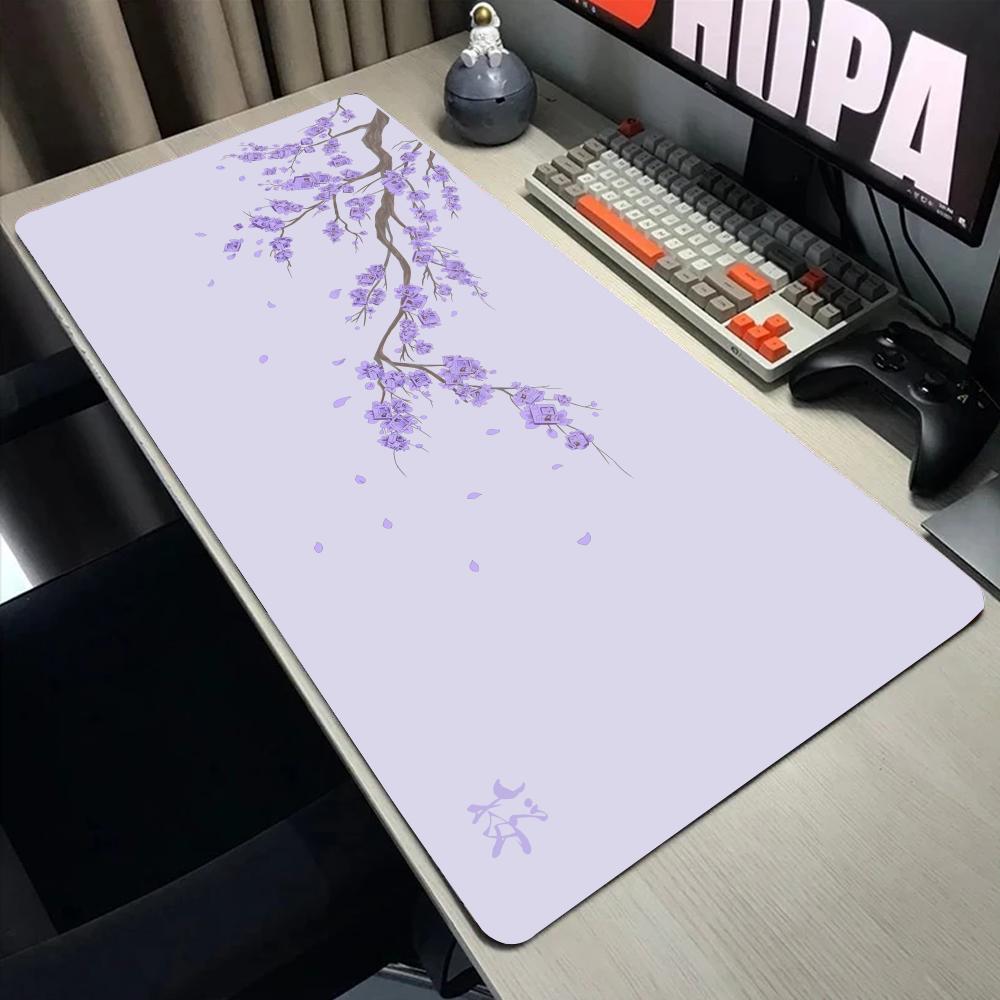 Sakura Ink Wash Art Extended Gaming Mouse Pad Waterproof Non-slip