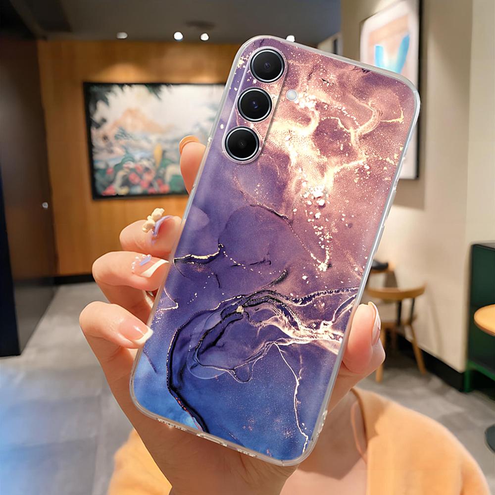 6.7" For Samsung A36 SM-A366E Case Painted Pattern Soft Clear Silicone TPU Cover on For Samsung Galaxy A36 5G A366 Cases Fundas