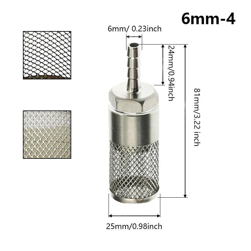 4~10Mm Hose Filter Stainless Steel Mesh Strainer Garden Irrigation Car Washing Aquarium Filter Water Pump Filtering Apparatus