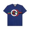 T Shirts Men's Blue Crew Neck Moderate 548334-XJE7S-4120