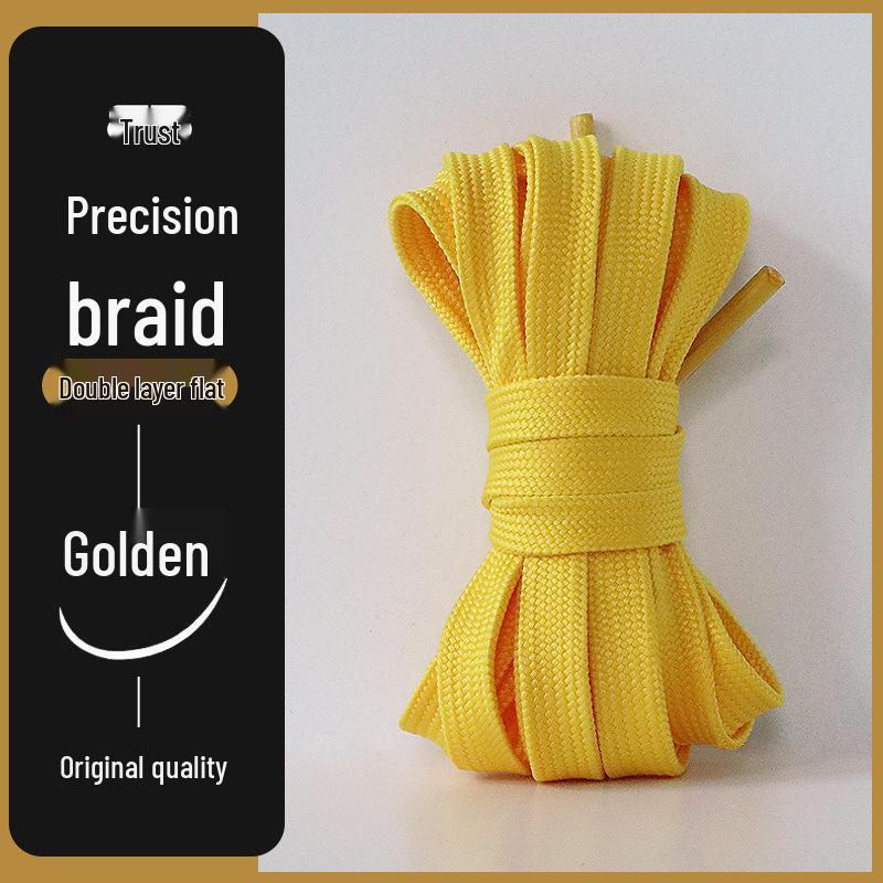 Mångsidiga platta skosnören för män och kvinnor - Original Svart, Vit, Färgglada, Rosa, Grå