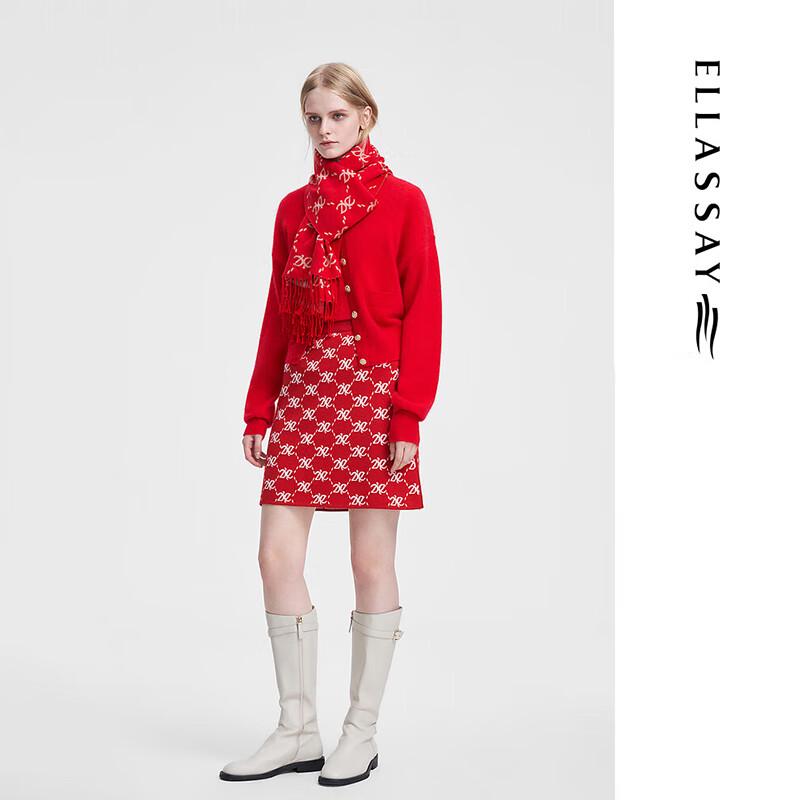 ELLASSAY Women's Cashmere Relaxed Fit Knit Cardigan