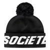 Societe Noir Lettering Beanie