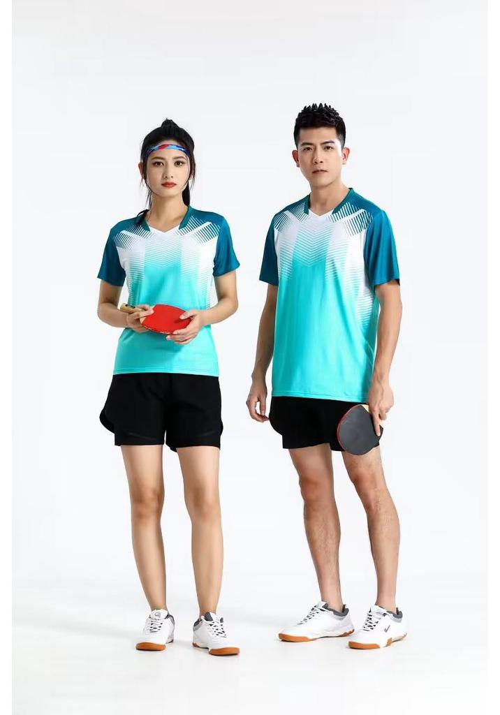 Custom Quick-Dry Table Tennis & Badminton Uniform Set for Men & Women