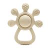 New Teething Silicone Palm Rattle Teether Bunny - Safe Baby Chew Toys For Soothing Sore Gums