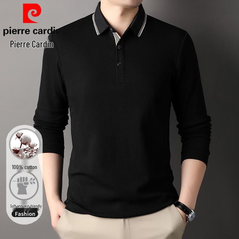 Pierre Cardin Men's Long Sleeve Polo Shirt