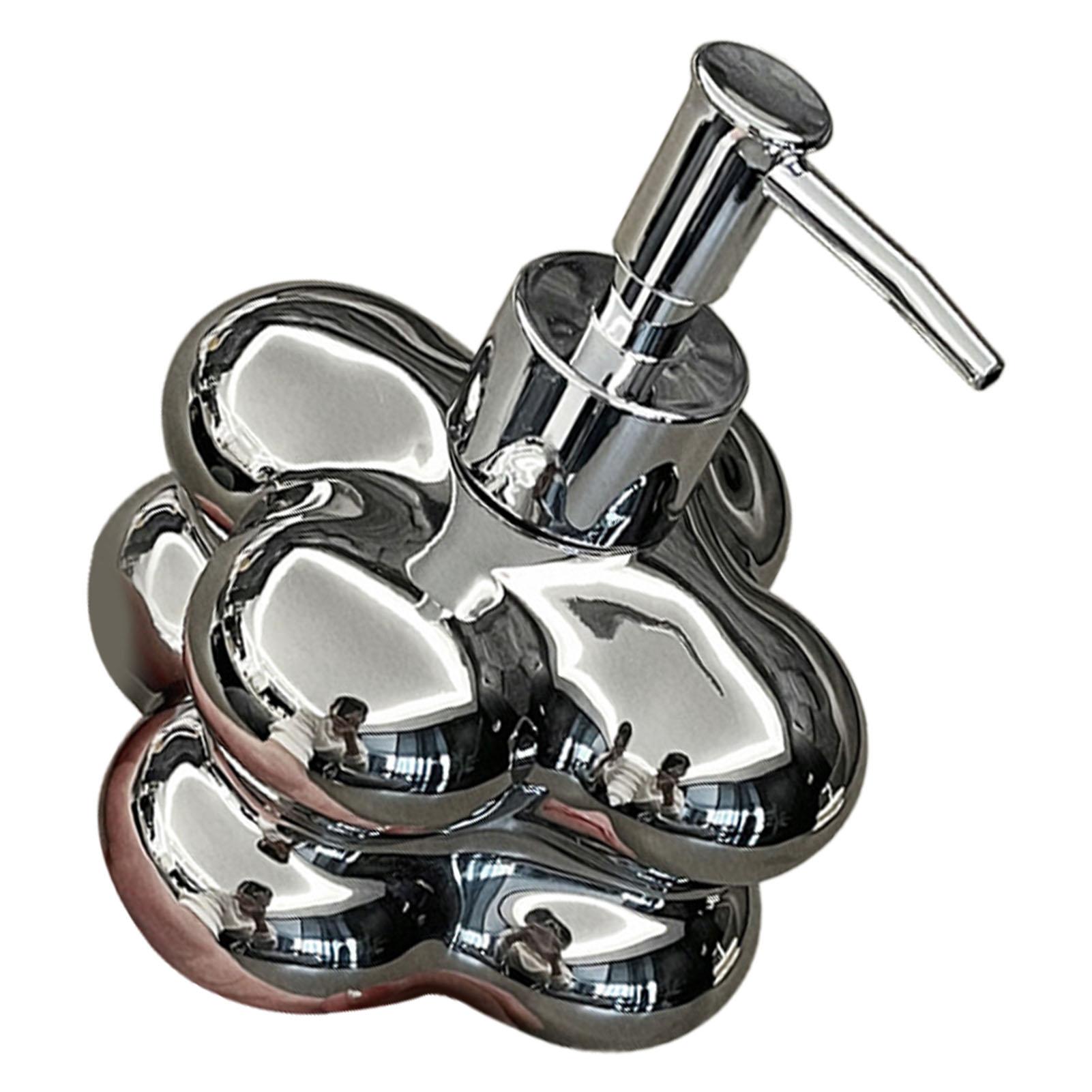Bouteille Pompe Pressée Céramique Réutilisable Décoration Rechargeable Forme Distributeur Bouteille pour Salle de Bain