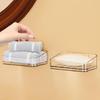 2Pcs Clear Plastic Soap Dishes For Countertop Or Wall Mounting Quick Drying Drainage Design Reusable Bathroom Organizers