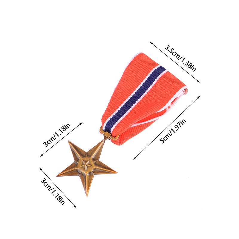 Estrela de Mérito Americana Estrela de Bronze Medalha Militar Medalha Estrela de Bronze Medalha Comemorativa de Imitação